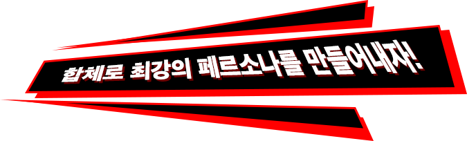 합체로 최강의 페르소나를 만들어내자!